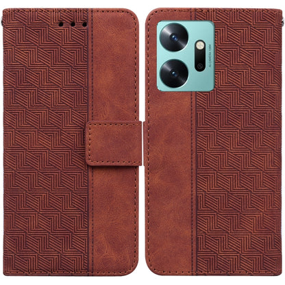 Geometric Embossed Leather Phone Case, For Infinix Zero 20, For Tecno Spark Go 2023 / Pop 7 Pro, For Honor 70, For Honor 80