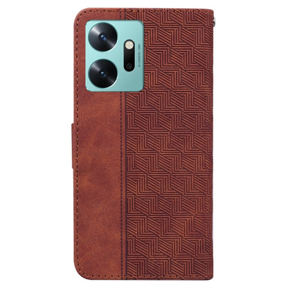 Geometric Embossed Leather Phone Case, For Infinix Zero 20, For Tecno Spark Go 2023 / Pop 7 Pro, For Honor 70, For Honor 80