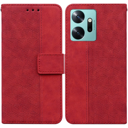 Geometric Embossed Leather Phone Case, For Infinix Zero 20, For Tecno Spark Go 2023 / Pop 7 Pro, For Honor 70, For Honor 80