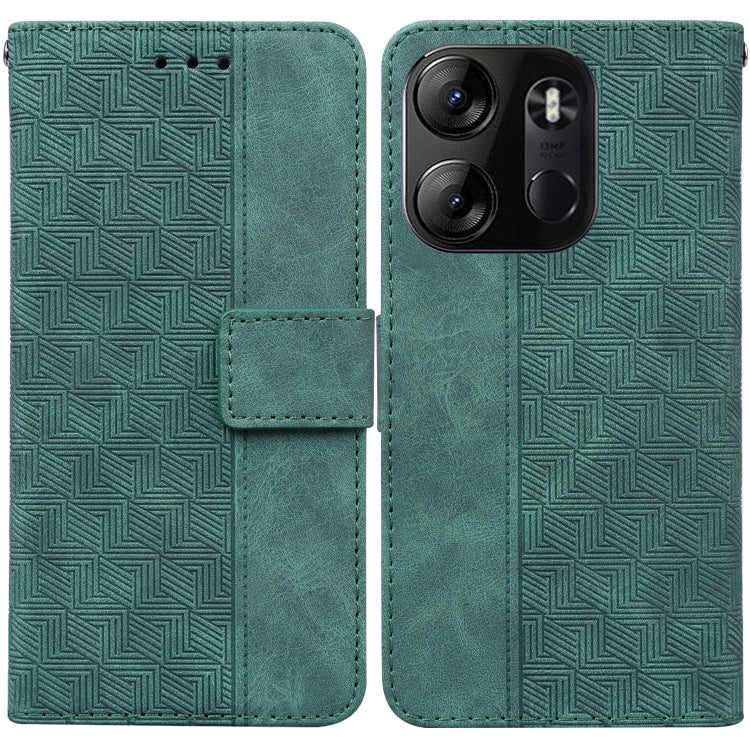 Geometric Embossed Leather Phone Case, For Infinix Zero 20, For Tecno Spark Go 2023 / Pop 7 Pro, For Honor 70, For Honor 80
