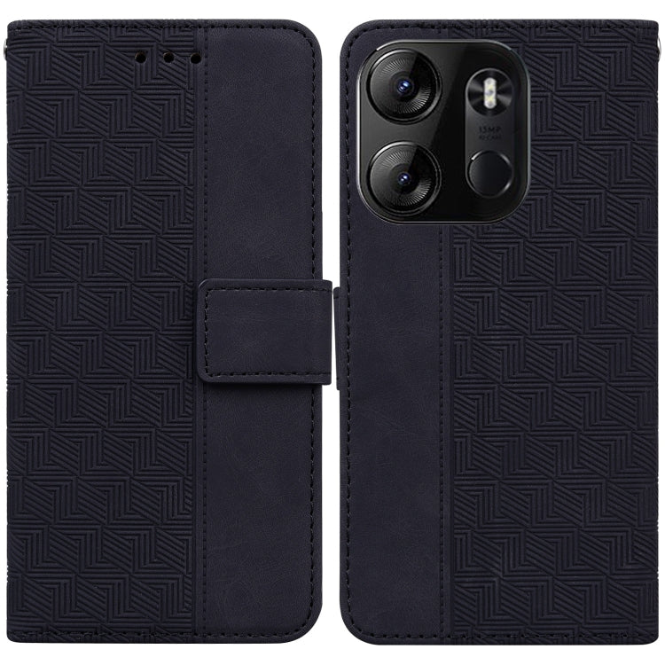 Geometric Embossed Leather Phone Case, For Infinix Zero 20, For Tecno Spark Go 2023 / Pop 7 Pro, For Honor 70, For Honor 80