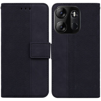 Geometric Embossed Leather Phone Case, For Infinix Zero 20, For Tecno Spark Go 2023 / Pop 7 Pro, For Honor 70, For Honor 80