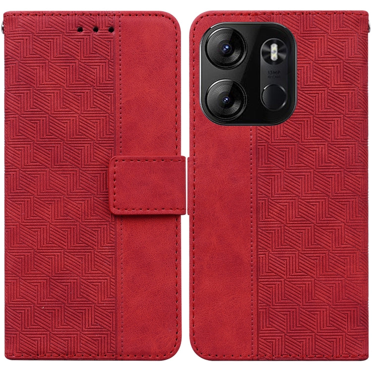 Geometric Embossed Leather Phone Case, For Infinix Zero 20, For Tecno Spark Go 2023 / Pop 7 Pro, For Honor 70, For Honor 80