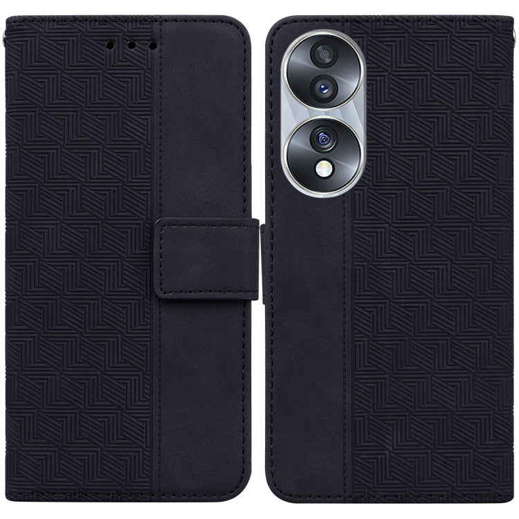 Geometric Embossed Leather Phone Case, For Infinix Zero 20, For Tecno Spark Go 2023 / Pop 7 Pro, For Honor 70, For Honor 80