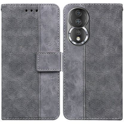 Geometric Embossed Leather Phone Case, For Infinix Zero 20, For Tecno Spark Go 2023 / Pop 7 Pro, For Honor 70, For Honor 80