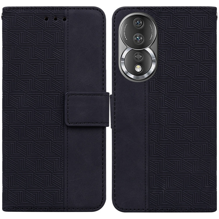 Geometric Embossed Leather Phone Case, For Infinix Zero 20, For Tecno Spark Go 2023 / Pop 7 Pro, For Honor 70, For Honor 80