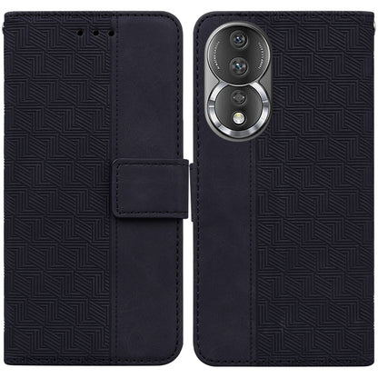 Geometric Embossed Leather Phone Case, For Infinix Zero 20, For Tecno Spark Go 2023 / Pop 7 Pro, For Honor 70, For Honor 80