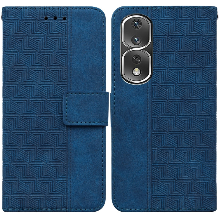 Geometric Embossed Leather Phone Case, For Honor 80 Pro, For Honor 80 SE, For Honor X8 5G, For Honor X9a