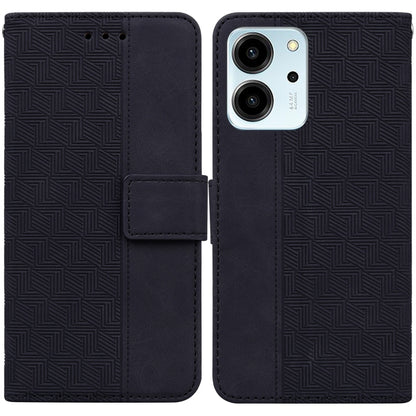 Geometric Embossed Leather Phone Case, For Honor 80 Pro, For Honor 80 SE, For Honor X8 5G, For Honor X9a