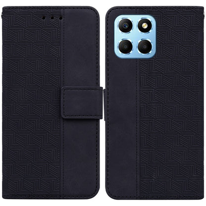 Geometric Embossed Leather Phone Case, For Honor 80 Pro, For Honor 80 SE, For Honor X8 5G, For Honor X9a