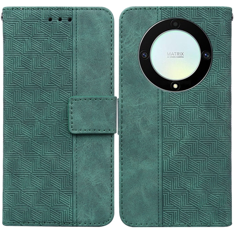 Geometric Embossed Leather Phone Case, For Honor 80 Pro, For Honor 80 SE, For Honor X8 5G, For Honor X9a