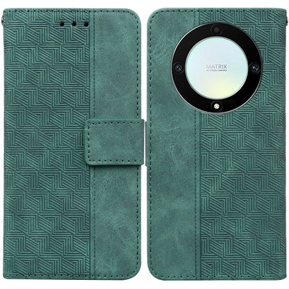 Geometric Embossed Leather Phone Case, For Honor 80 Pro, For Honor 80 SE, For Honor X8 5G, For Honor X9a