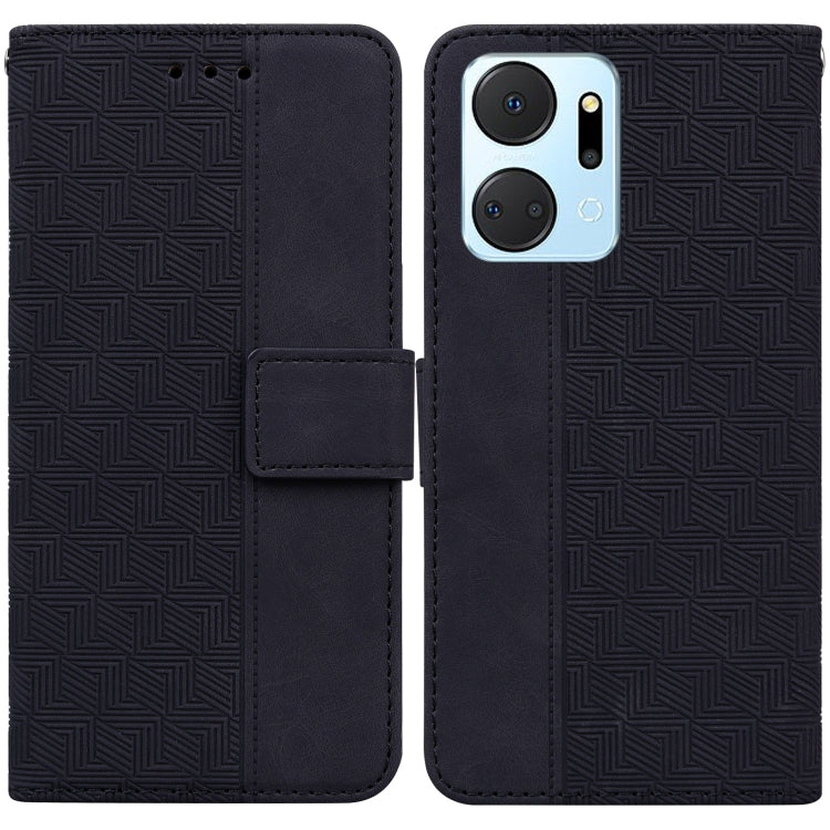 Geometric Embossed Leather Phone Case, For Honor X7a, For Samsung Galaxy A04e / F04 / M04, For Sony Xperia 1 IV 2023, For Sony Xperia 10 IV 2023