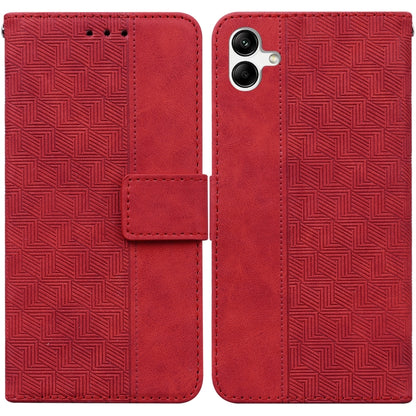 Geometric Embossed Leather Phone Case, For Honor X7a, For Samsung Galaxy A04e / F04 / M04, For Sony Xperia 1 IV 2023, For Sony Xperia 10 IV 2023