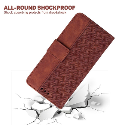 Geometric Embossed Leather Phone Case, For Xiaomi 13 5G, For Xiaomi 13 Pro, For Xiaomi Redmi Note 12 5G, For Xiaomi Redmi Note 12 Pro 5G