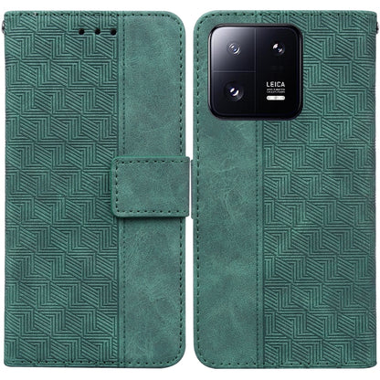 Geometric Embossed Leather Phone Case, For Xiaomi 13 5G, For Xiaomi 13 Pro, For Xiaomi Redmi Note 12 5G, For Xiaomi Redmi Note 12 Pro 5G