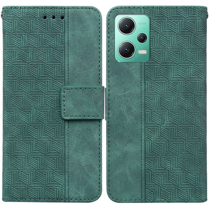 Geometric Embossed Leather Phone Case, For Xiaomi 13 5G, For Xiaomi 13 Pro, For Xiaomi Redmi Note 12 5G, For Xiaomi Redmi Note 12 Pro 5G