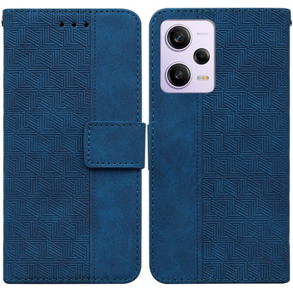 Geometric Embossed Leather Phone Case, For Xiaomi 13 5G, For Xiaomi 13 Pro, For Xiaomi Redmi Note 12 5G, For Xiaomi Redmi Note 12 Pro 5G