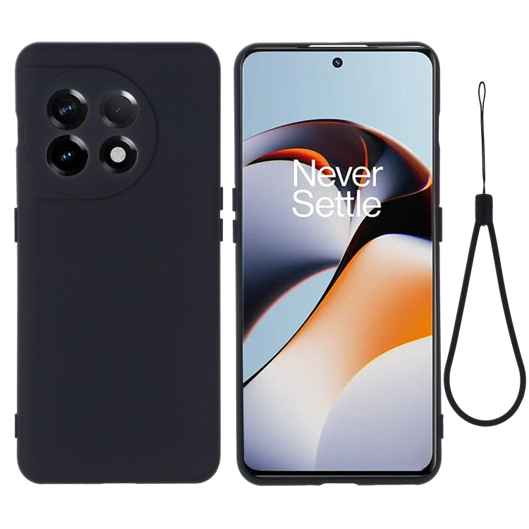 Pure Color Liquid Silicone Shockproof Full Coverage Phone Case, For OnePlus Ace 2 / 11R