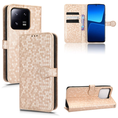 Honeycomb Dot Texture Leather Phone Case, For Xiaomi 13, For Xiaomi 13 Pro, For Xiaomi 12 Ultra, For Xiaomi Redmi Note 12 5G