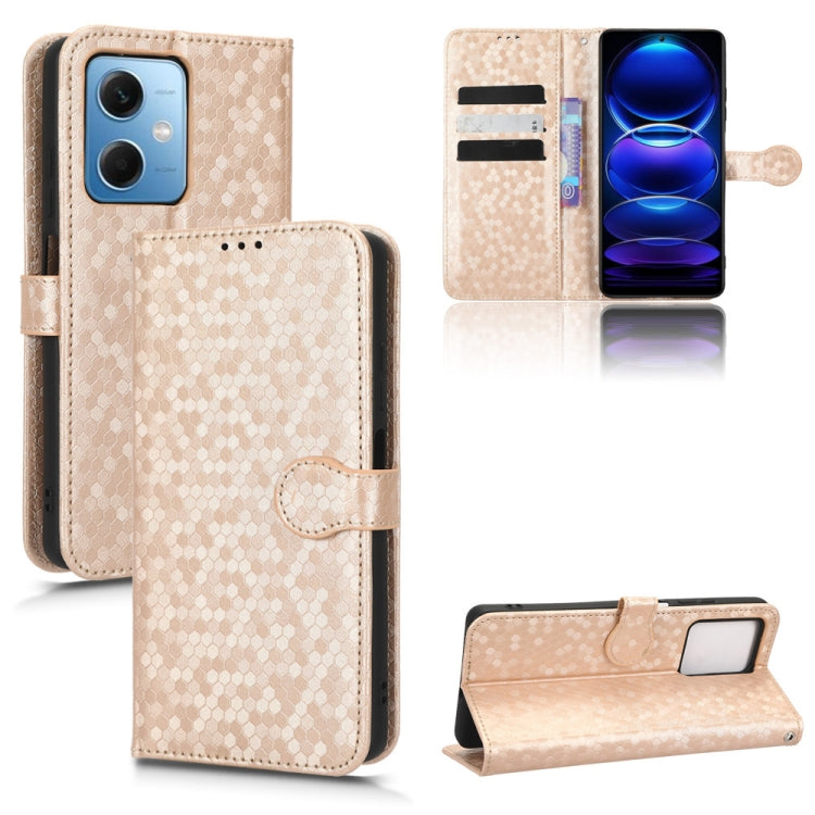 Honeycomb Dot Texture Leather Phone Case, For Xiaomi 13, For Xiaomi 13 Pro, For Xiaomi 12 Ultra, For Xiaomi Redmi Note 12 5G