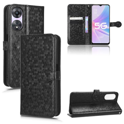 Honeycomb Dot Texture Leather Phone Case, For OPPO A58 5G, For OPPO Reno8 T 4G, For OPPO Reno9 Pro, For OPPO Reno9 Pro+