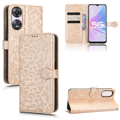 Honeycomb Dot Texture Leather Phone Case, For OPPO A58 5G, For OPPO Reno8 T 4G, For OPPO Reno9 Pro, For OPPO Reno9 Pro+