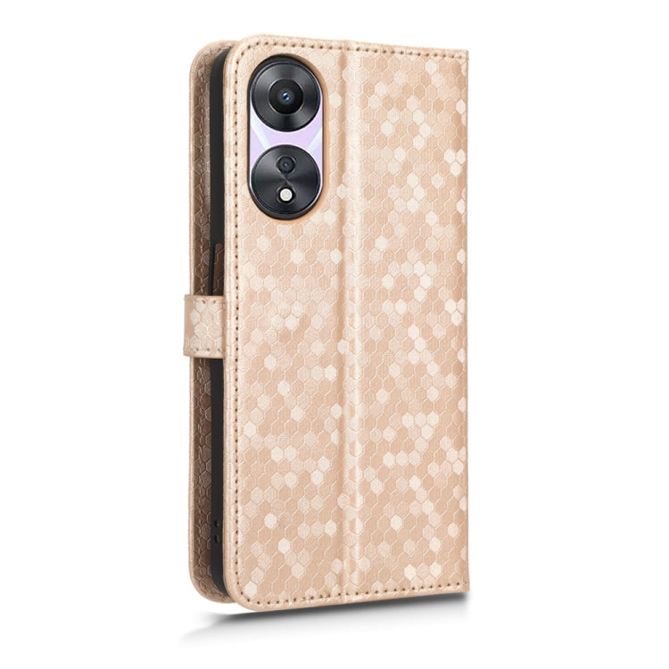 Honeycomb Dot Texture Leather Phone Case, For OPPO A58 5G, For OPPO Reno8 T 4G, For OPPO Reno9 Pro, For OPPO Reno9 Pro+