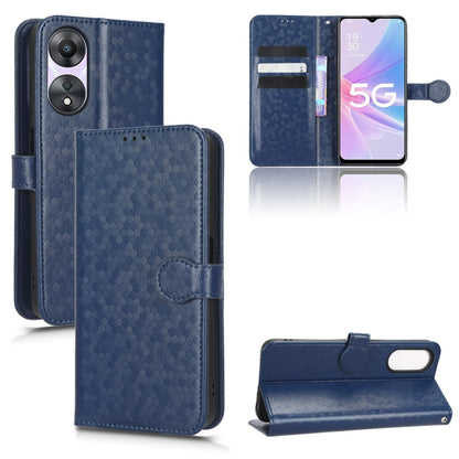 Honeycomb Dot Texture Leather Phone Case, For OPPO A58 5G, For OPPO Reno8 T 4G, For OPPO Reno9 Pro, For OPPO Reno9 Pro+