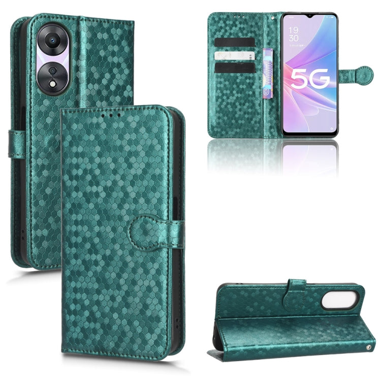 Honeycomb Dot Texture Leather Phone Case, For OPPO A58 5G, For OPPO Reno8 T 4G, For OPPO Reno9 Pro, For OPPO Reno9 Pro+