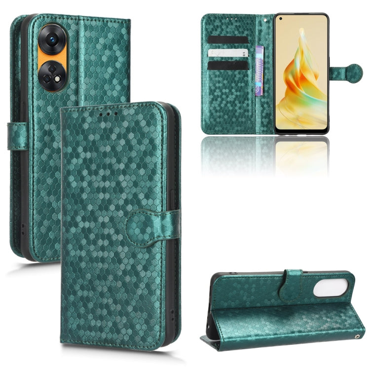 Honeycomb Dot Texture Leather Phone Case, For OPPO A58 5G, For OPPO Reno8 T 4G, For OPPO Reno9 Pro, For OPPO Reno9 Pro+