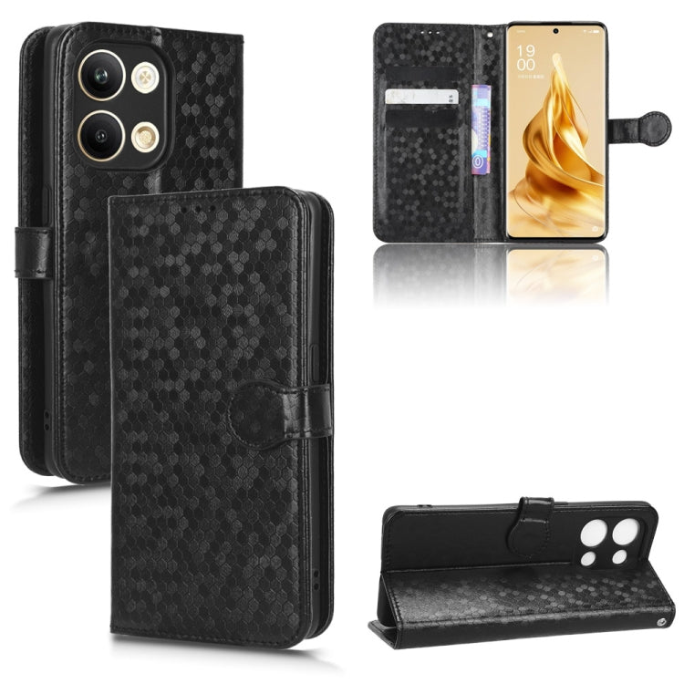Honeycomb Dot Texture Leather Phone Case, For OPPO A58 5G, For OPPO Reno8 T 4G, For OPPO Reno9 Pro, For OPPO Reno9 Pro+