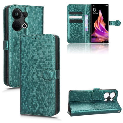 Honeycomb Dot Texture Leather Phone Case, For OPPO A58 5G, For OPPO Reno8 T 4G, For OPPO Reno9 Pro, For OPPO Reno9 Pro+
