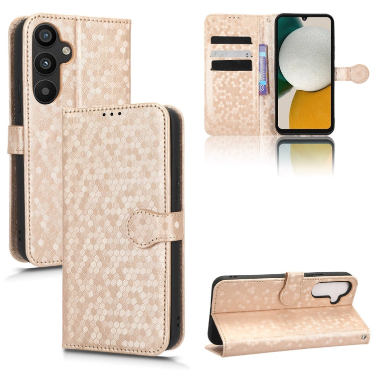 Honeycomb Dot Texture Leather Phone Case, For Samsung Galaxy A34 5G, For Samsung Galaxy A14 5G, For Samsung Galaxy A14 4G, For Samsung Galaxy A04e