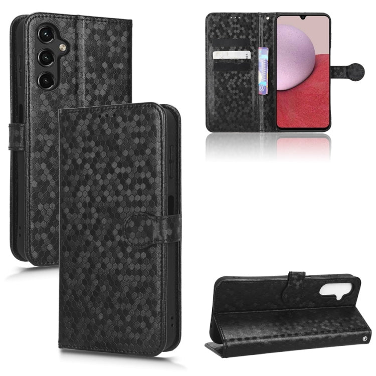 Honeycomb Dot Texture Leather Phone Case, For Samsung Galaxy A34 5G, For Samsung Galaxy A14 5G, For Samsung Galaxy A14 4G, For Samsung Galaxy A04e