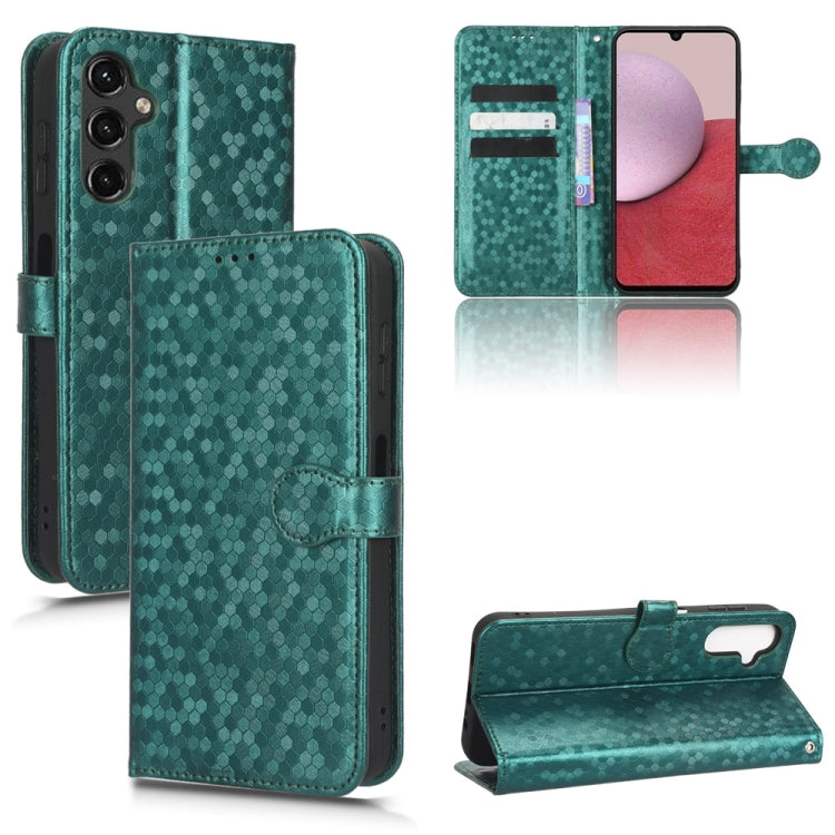 Honeycomb Dot Texture Leather Phone Case, For Samsung Galaxy A34 5G, For Samsung Galaxy A14 5G, For Samsung Galaxy A14 4G, For Samsung Galaxy A04e