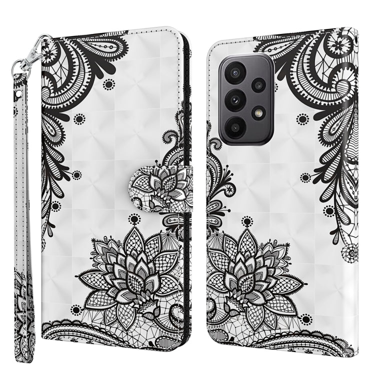 3D Painting Pattern TPU + PU Leather Phone Case, For Samsung Galaxy A24, For Samsung Galaxy A34 5G