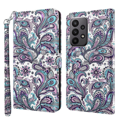 3D Painting Pattern TPU + PU Leather Phone Case, For Samsung Galaxy A24, For Samsung Galaxy A34 5G