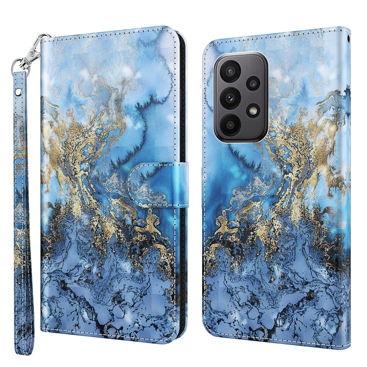 3D Painting Pattern TPU + PU Leather Phone Case, For Samsung Galaxy A24, For Samsung Galaxy A34 5G