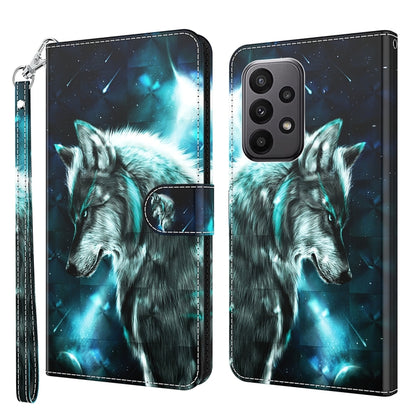 3D Painting Pattern TPU + PU Leather Phone Case, For Samsung Galaxy A24, For Samsung Galaxy A34 5G