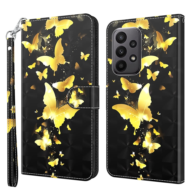3D Painting Pattern TPU + PU Leather Phone Case, For Samsung Galaxy A24, For Samsung Galaxy A34 5G