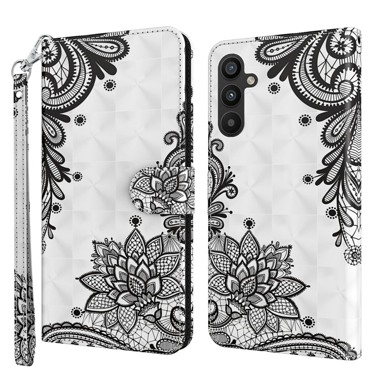 3D Painting Pattern TPU + PU Leather Phone Case, For Samsung Galaxy A24, For Samsung Galaxy A34 5G