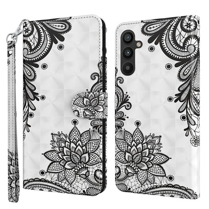3D Painting Pattern TPU + PU Leather Phone Case, For Samsung Galaxy A24, For Samsung Galaxy A34 5G