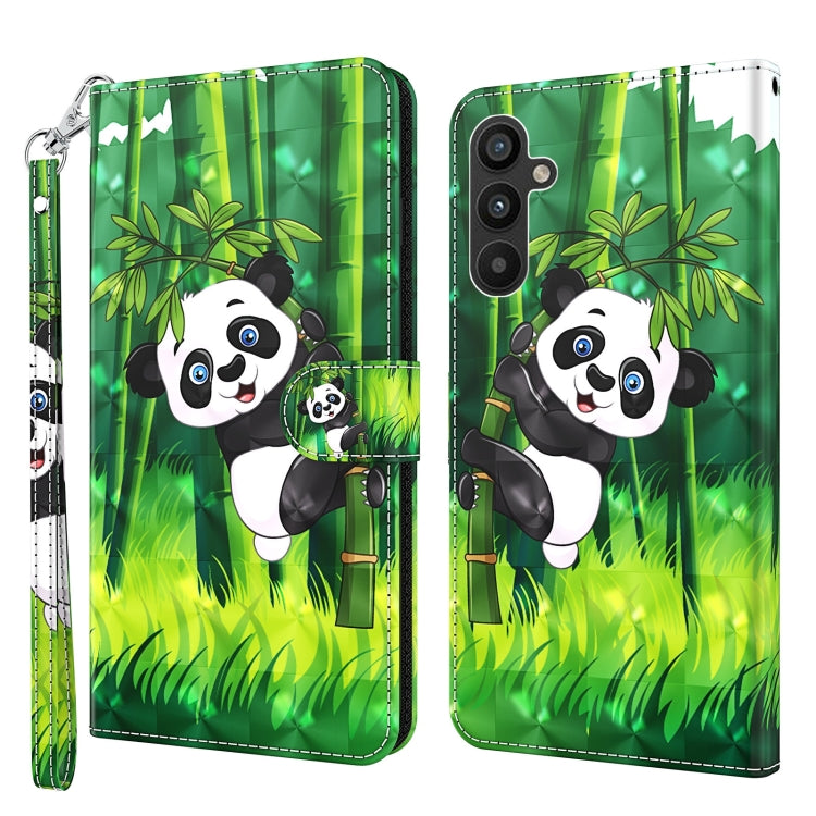 3D Painting Pattern TPU + PU Leather Phone Case, For Samsung Galaxy A24, For Samsung Galaxy A34 5G