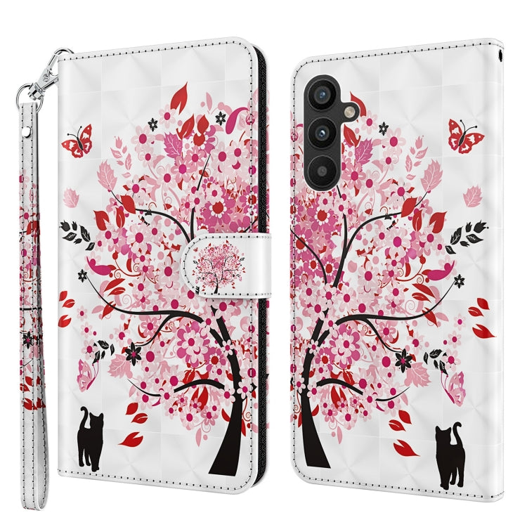 3D Painting Pattern TPU + PU Leather Phone Case, For Samsung Galaxy A24, For Samsung Galaxy A34 5G