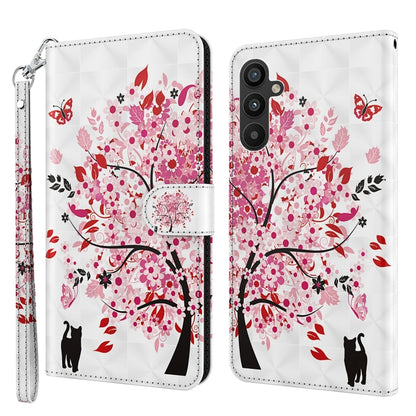 3D Painting Pattern TPU + PU Leather Phone Case, For Samsung Galaxy A24, For Samsung Galaxy A34 5G