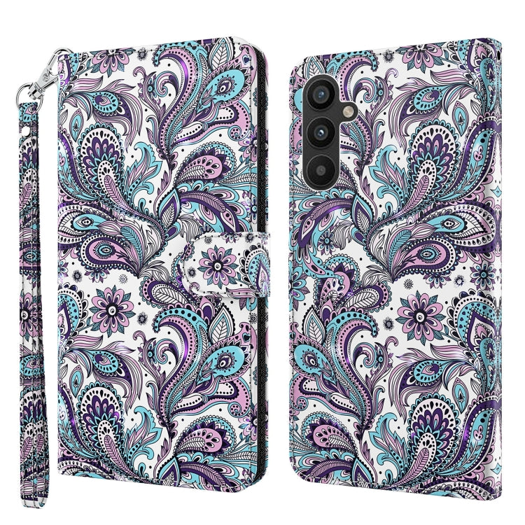 3D Painting Pattern TPU + PU Leather Phone Case, For Samsung Galaxy A24, For Samsung Galaxy A34 5G