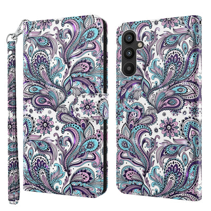 3D Painting Pattern TPU + PU Leather Phone Case, For Samsung Galaxy A24, For Samsung Galaxy A34 5G