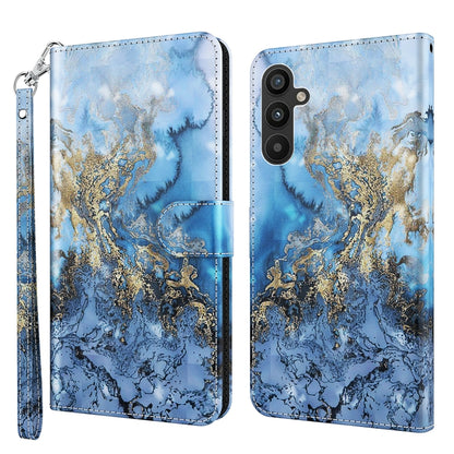 3D Painting Pattern TPU + PU Leather Phone Case, For Samsung Galaxy A24, For Samsung Galaxy A34 5G