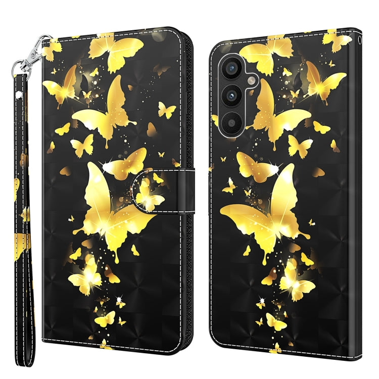 3D Painting Pattern TPU + PU Leather Phone Case, For Samsung Galaxy A24, For Samsung Galaxy A34 5G